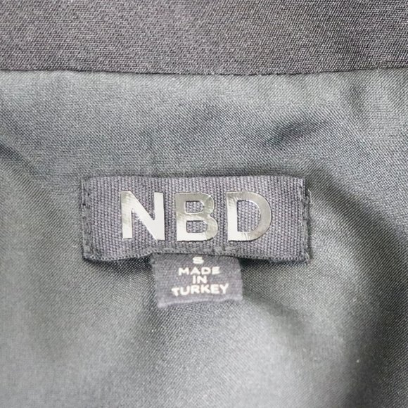 NBD Lapel Blazer Button Up Fitted Mini Suit Dress - Picture 6 of 7